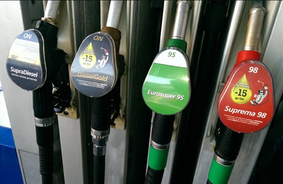 Bränsle Distributör - etiketter