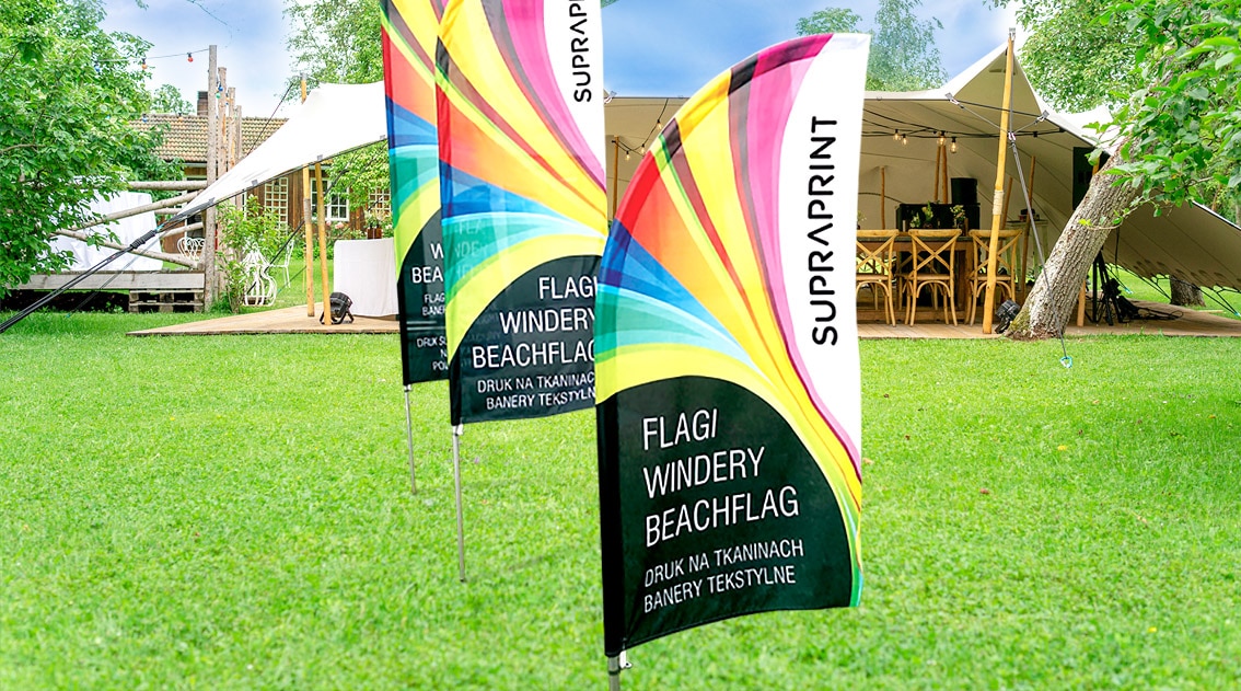 beachflaggor Alu Premium