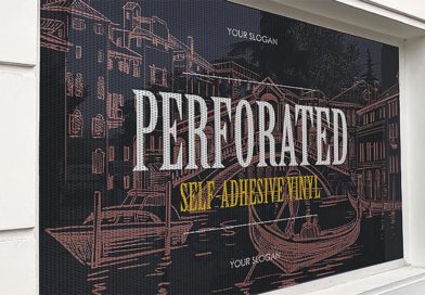 One Way Vision vinyl för skyltfönster